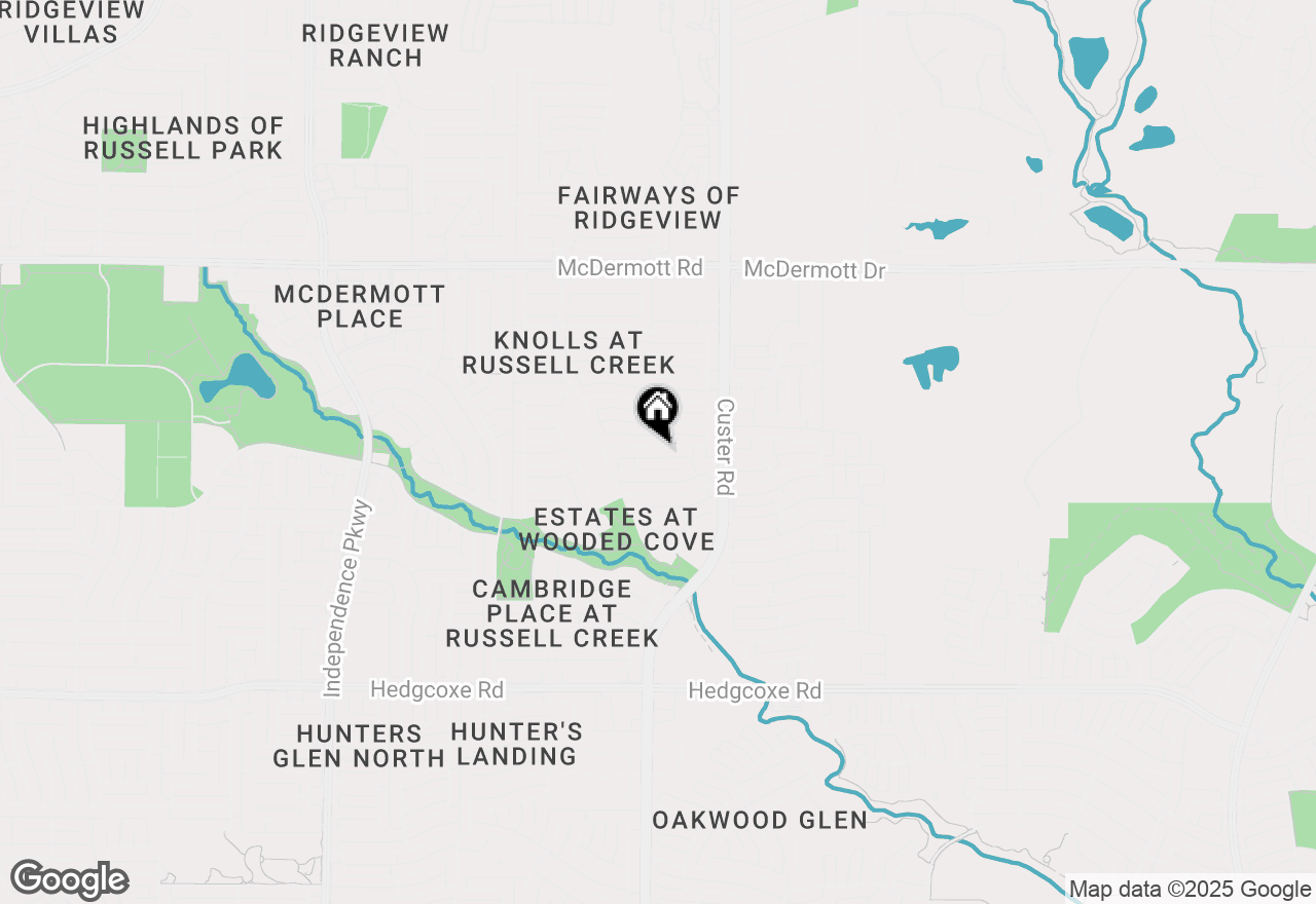 Map of 2316 Senna Hills Lane, Plano, TX 75025