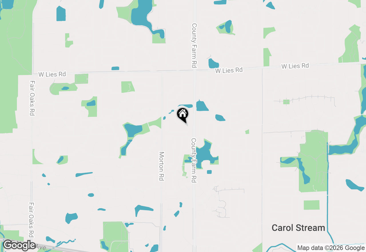Map of 826 River Drive, Carol Stream, IL 60188
