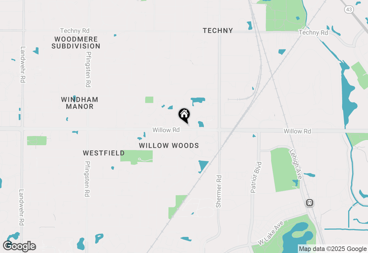 Map of 2585 Salceda Drive, Northbrook, IL 60062