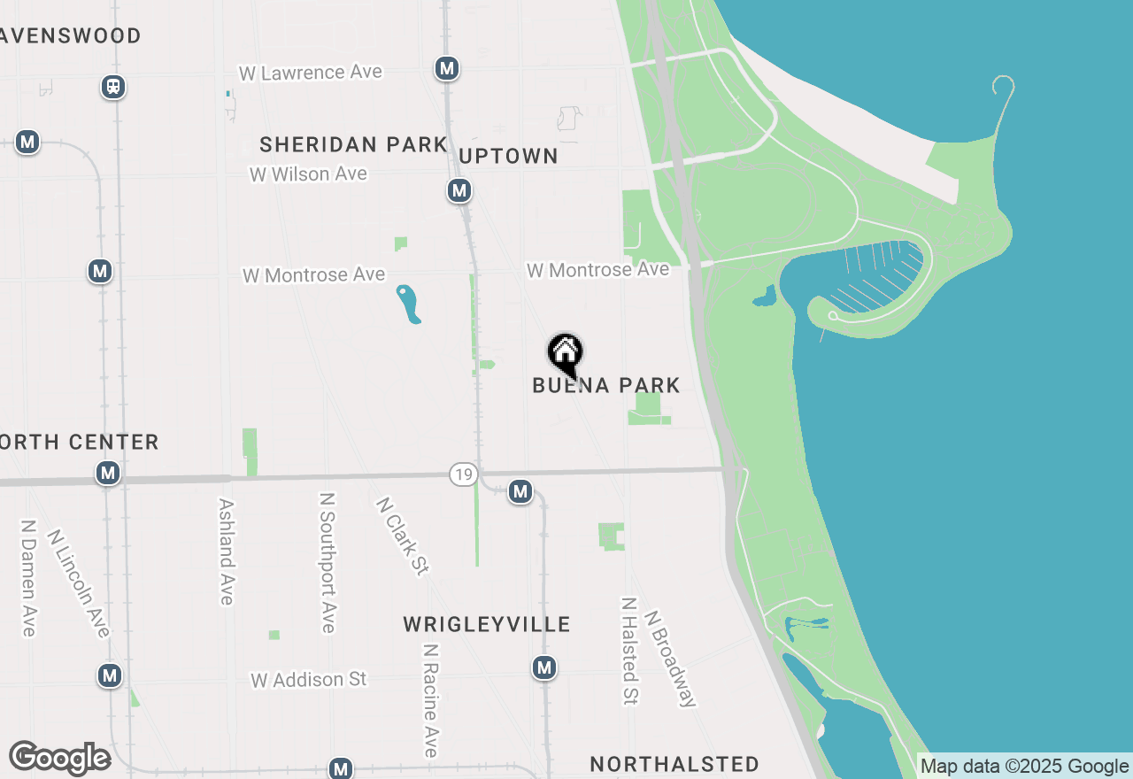 Map of 4118 N Broadway Street #2, Chicago, IL 60613