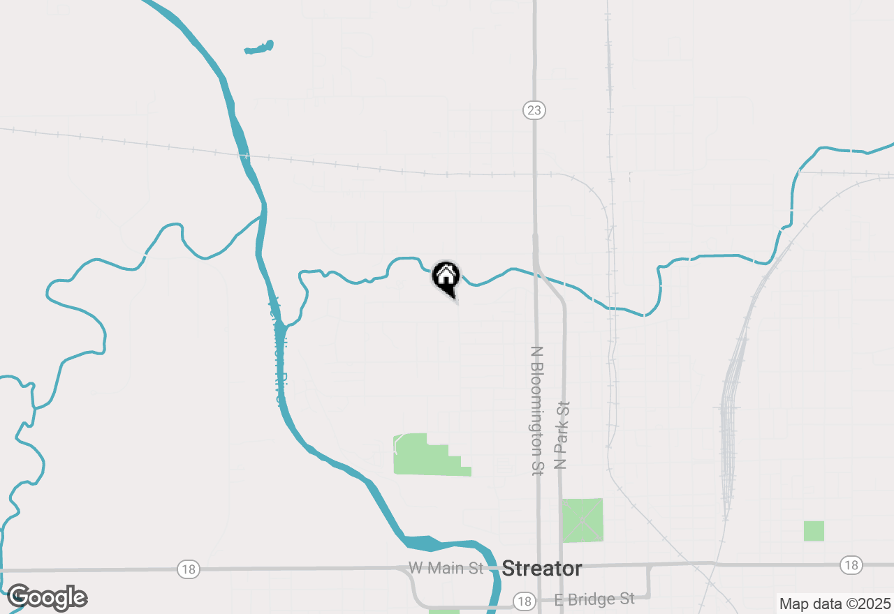 Map of 405 West Bluff Street, Streator, IL 61364