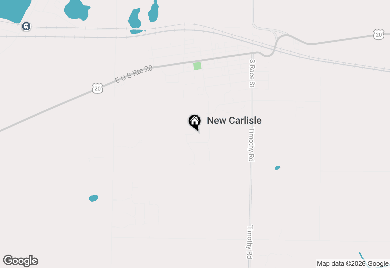 Map of 612 W Dunn Road, New Carlisle, IN 46552
