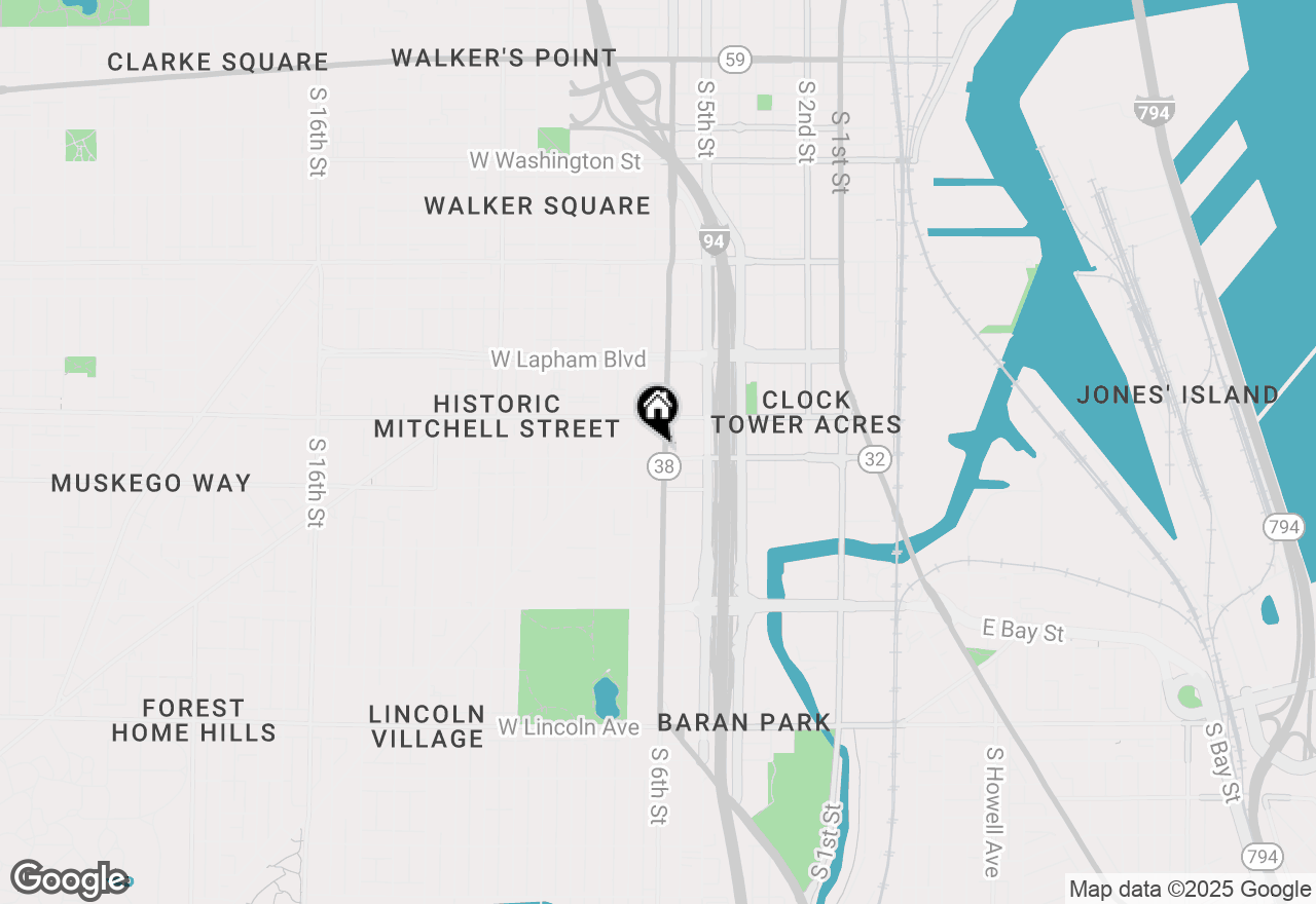 Map of 602 W Maple St, Milwaukee, WI 53204