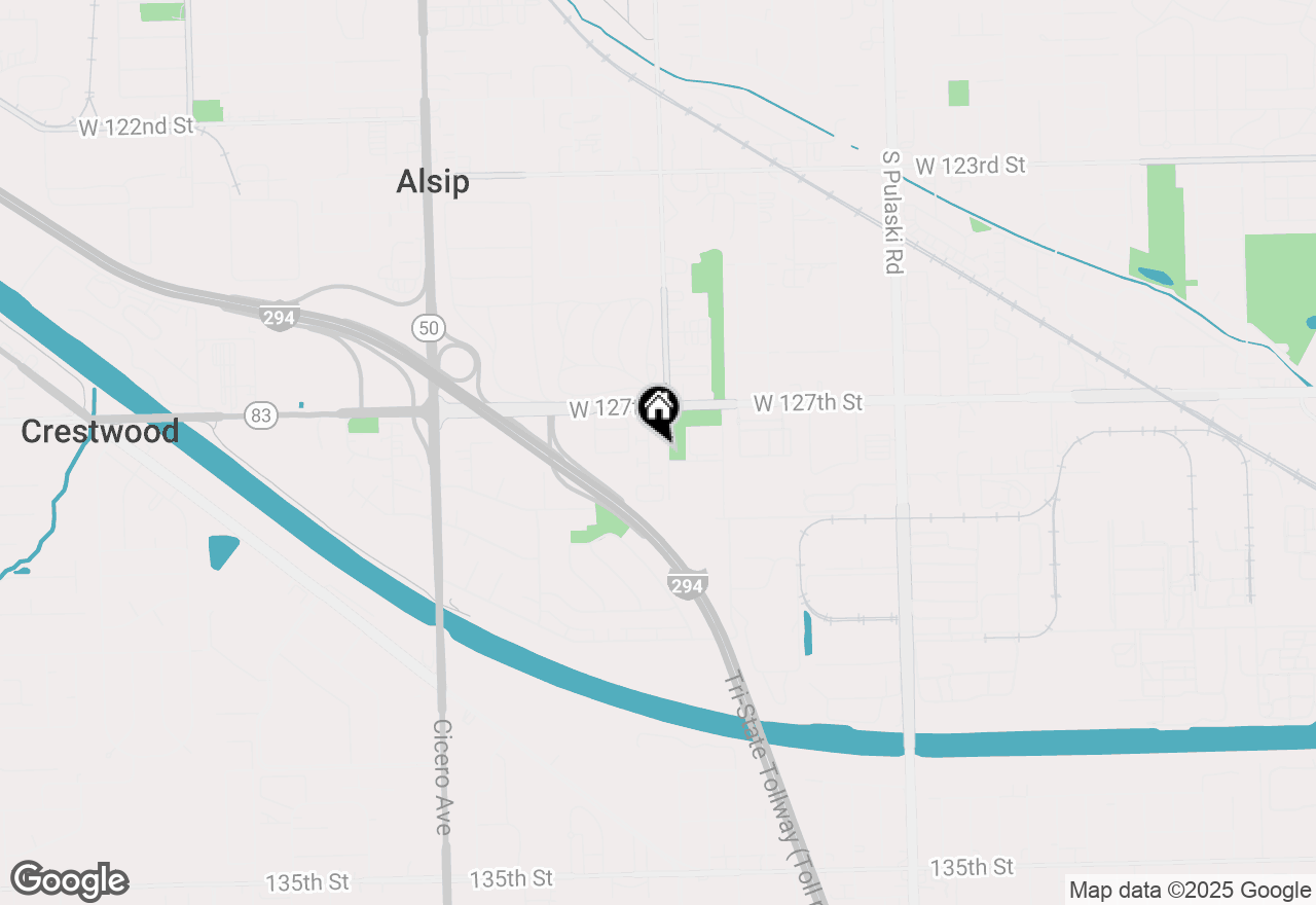 Map of 12755 S Kenneth Avenue #E, Alsip, IL 60803