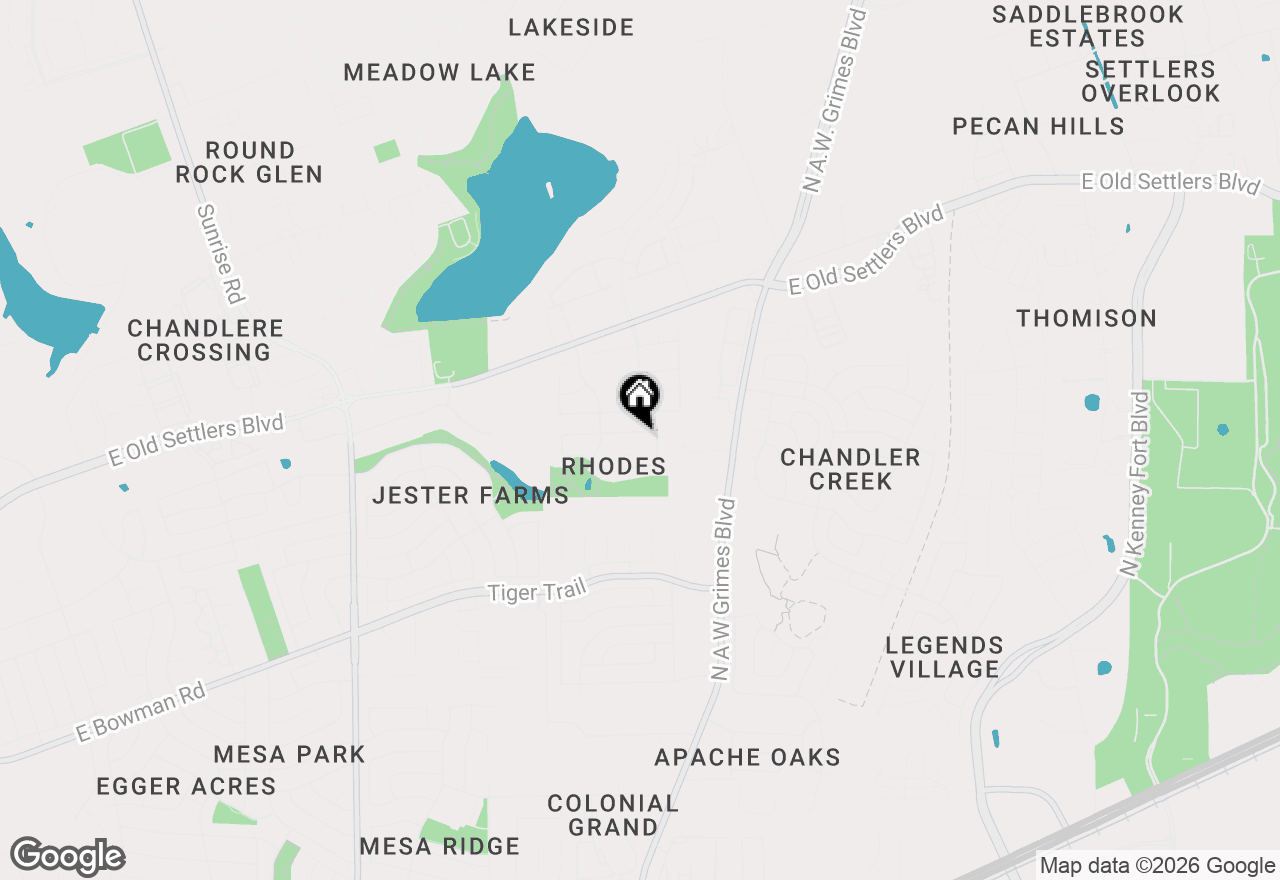 Map of 1120 Apollo Cir, Round Rock, TX 78664