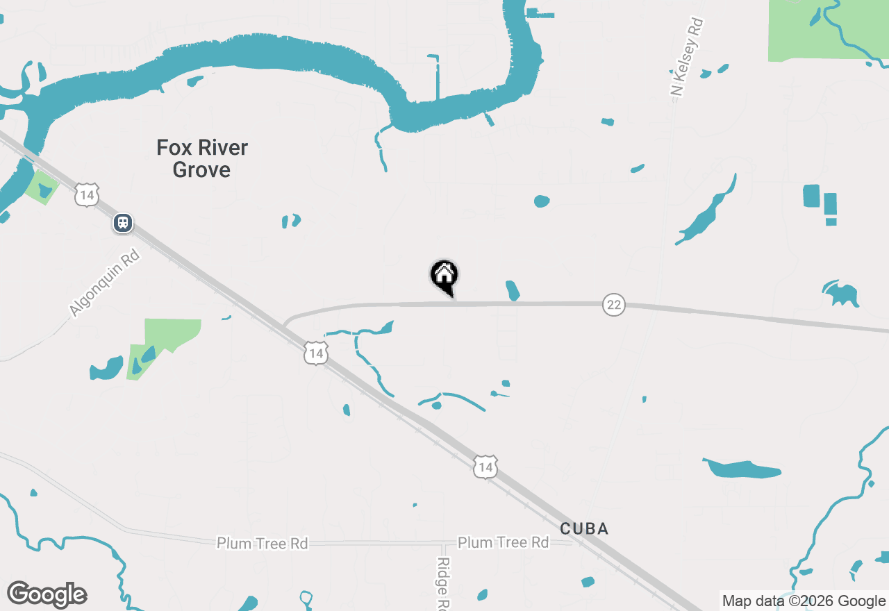 Map of 925 Il Route 22, Fox River Grove, IL 60021