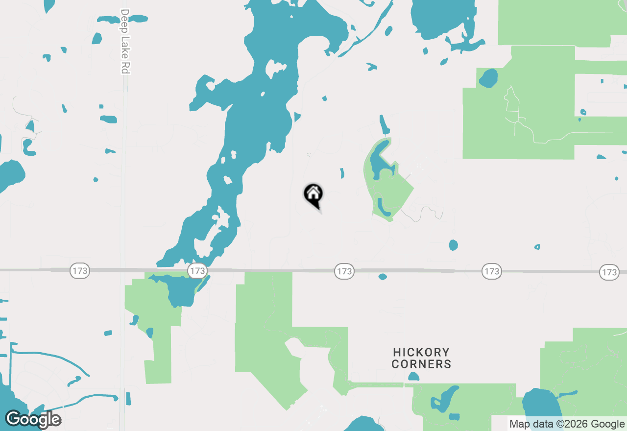 Map of 1177 Blue Heron Circle, Antioch, IL 60002