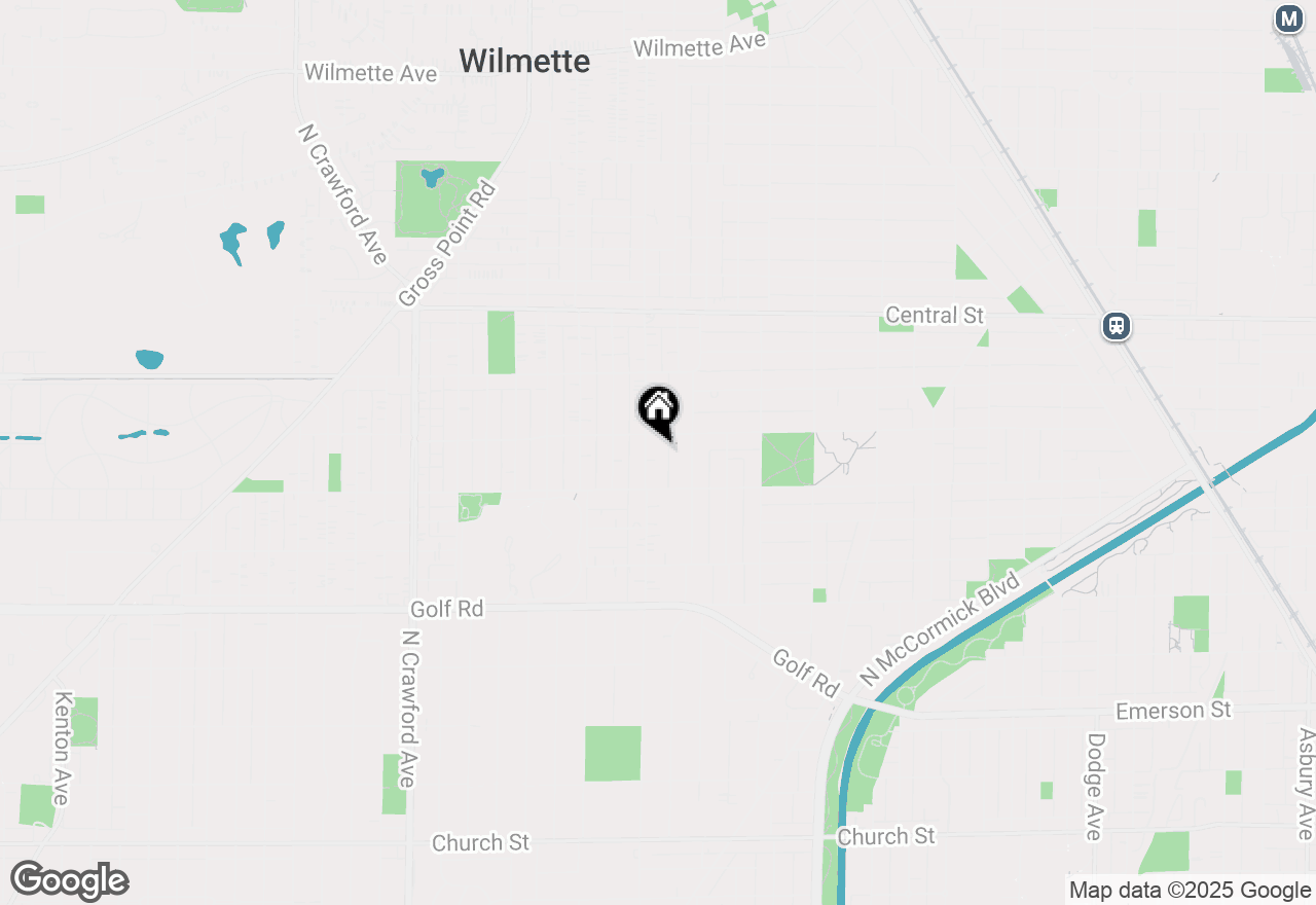 Map of 2333 Central Park Avenue, Evanston, IL 60201