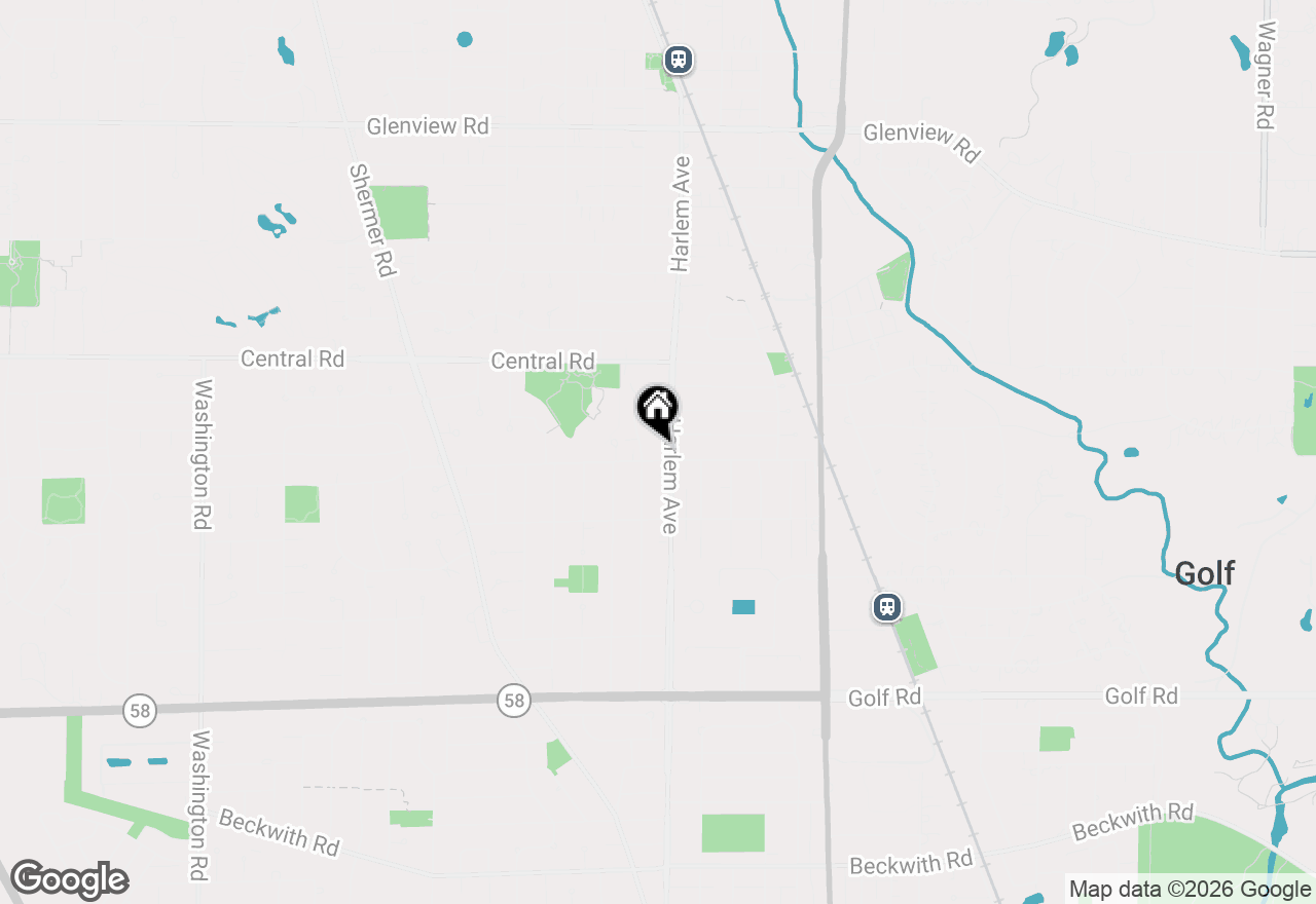 Map of 1908 S Harrison Street, Glenview, IL 60025
