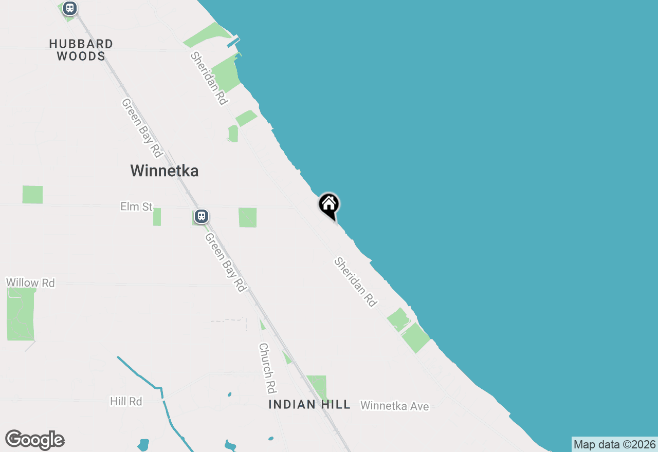 Map of 473 Sheridan Road, Winnetka, IL 60093