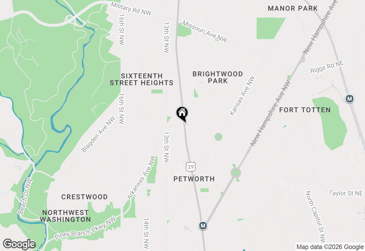 Map of 4804 Georgia Avenue Nw #303, Washington, DC 20011