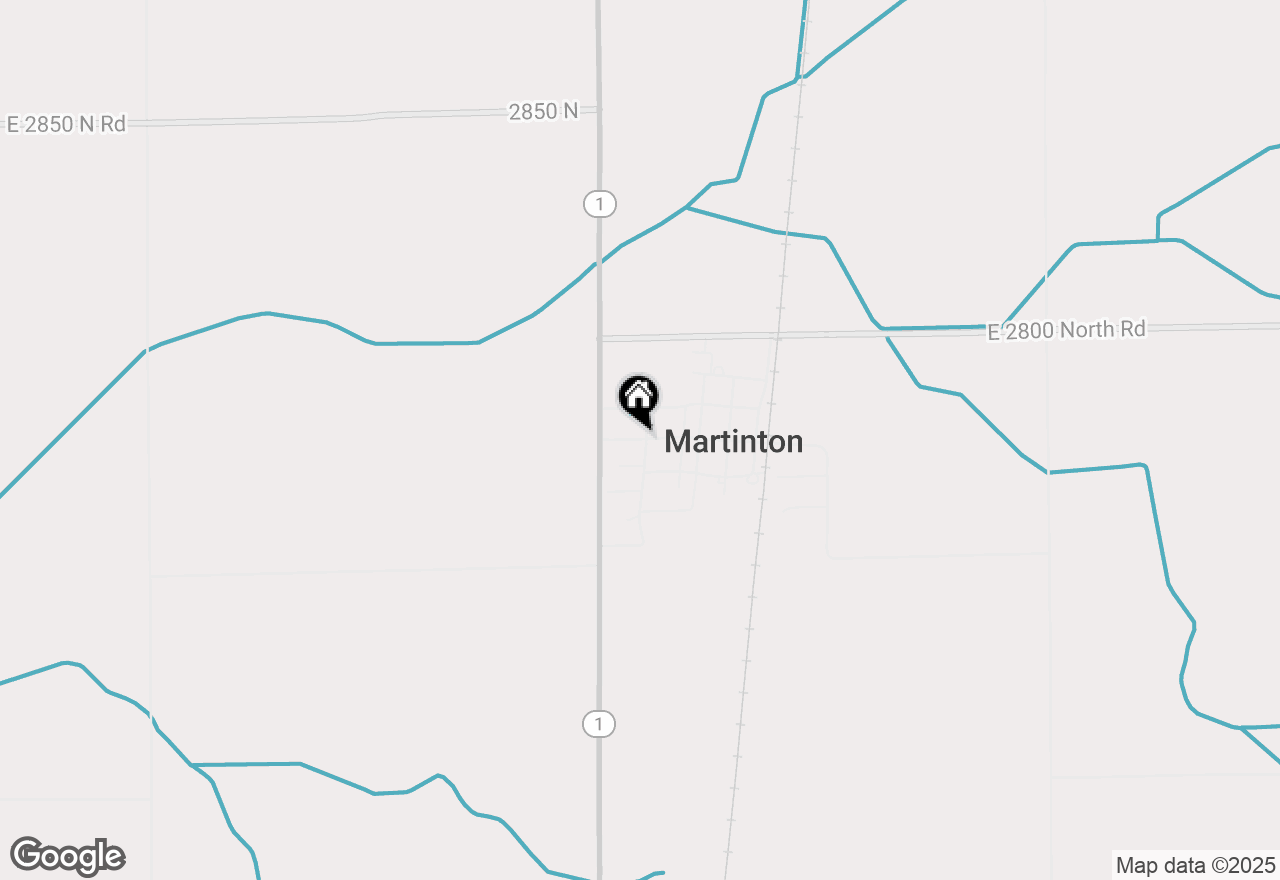 Map of 105 N Adams Street, Martinton, IL 60951