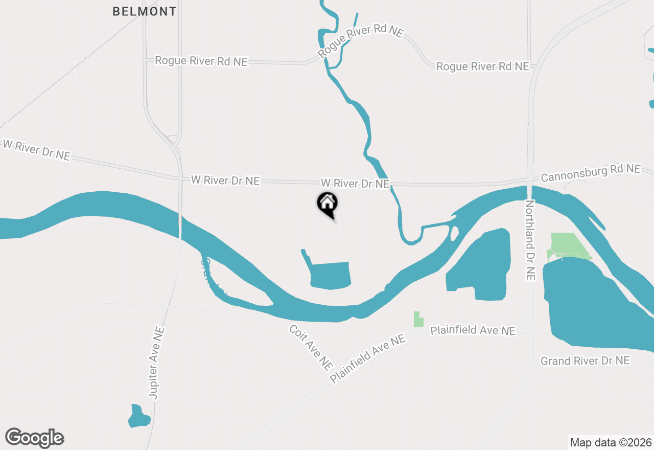 Map of 5542 Isle River Drive Ne #66, Belmont, MI 49306