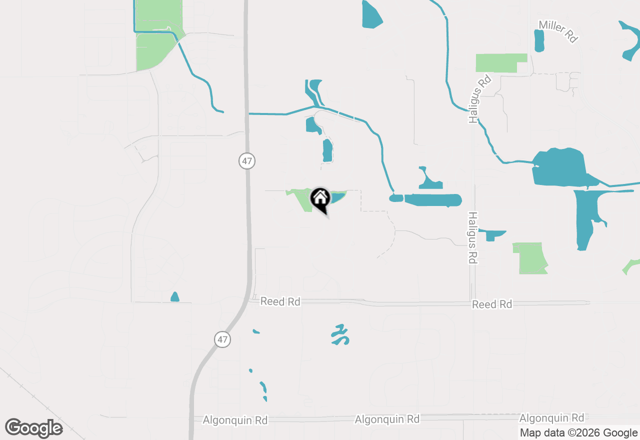 Map of 9711 Aberdeen Lane, Huntley, IL 60142