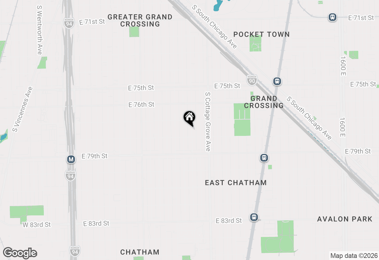 Map of 7734 S Langley Avenue, Chicago, IL 60619