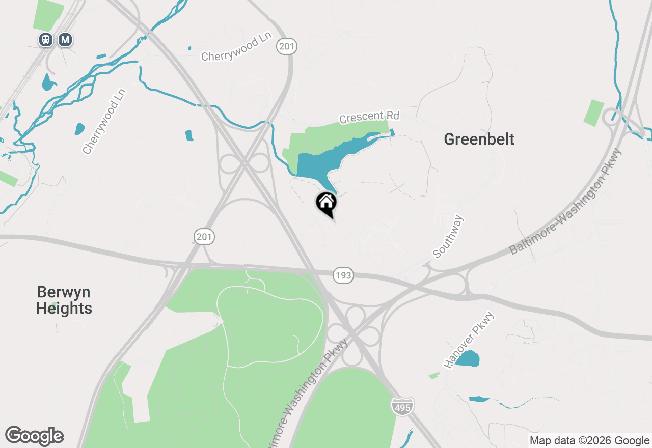 Map of 8116 Lakecrest Drive, Greenbelt, MD 20770