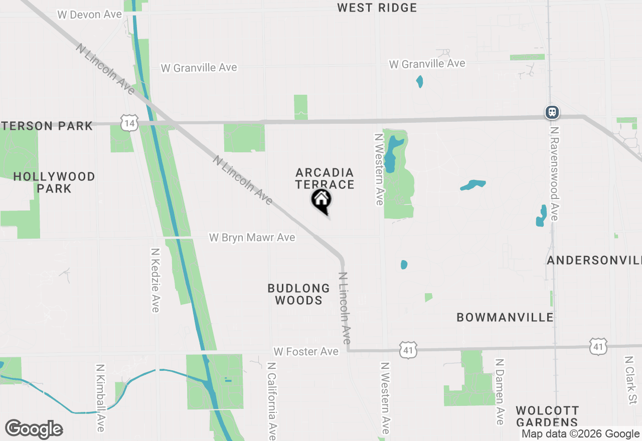Map of 5632 N Rockwell Street, Chicago, IL 60659