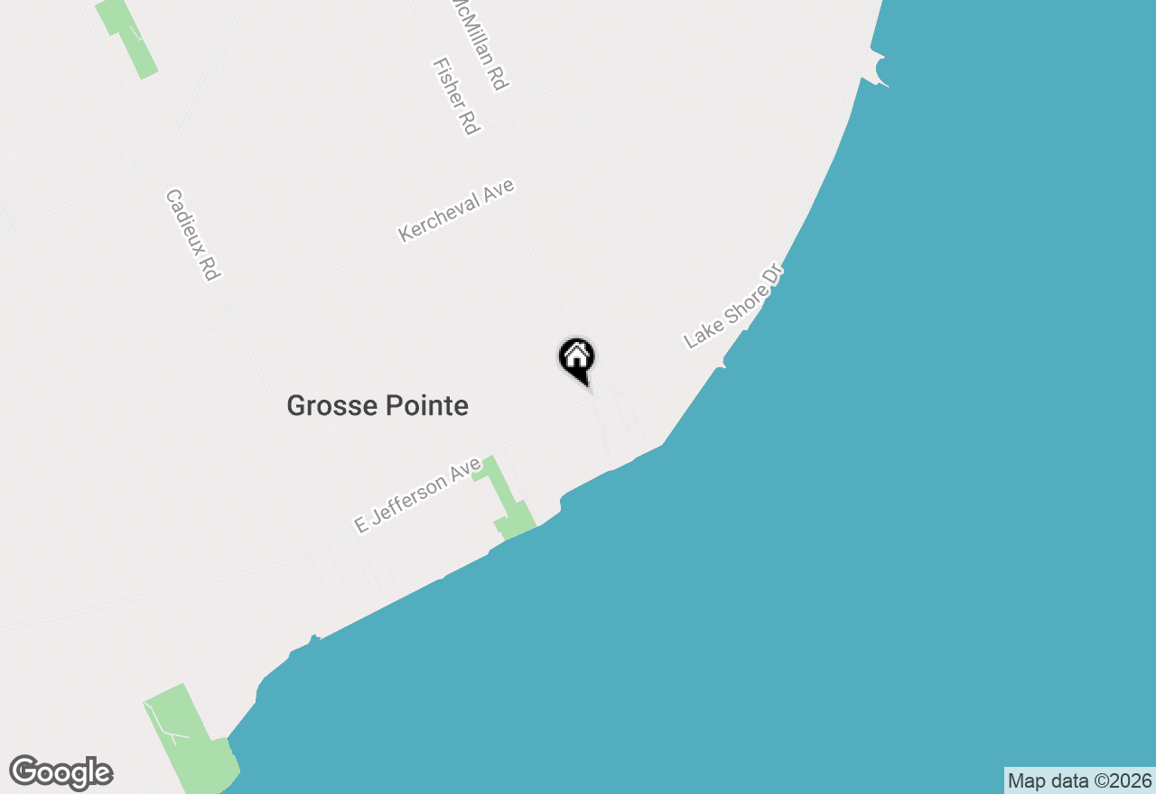 Map of 234 Lincoln Road, Grosse Pointe, MI 48230