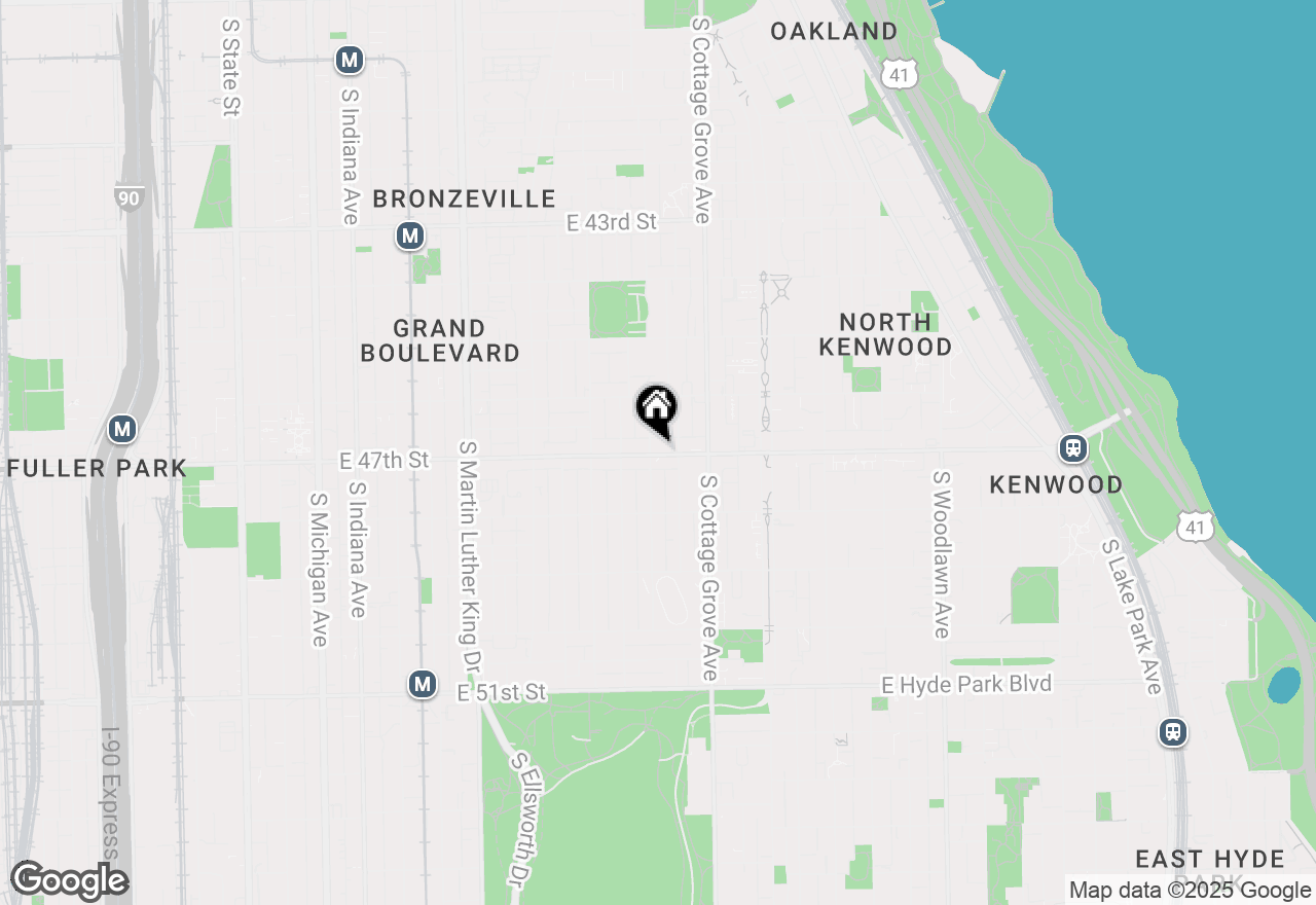 Map of 707 E 47th Street, Chicago, IL 60653