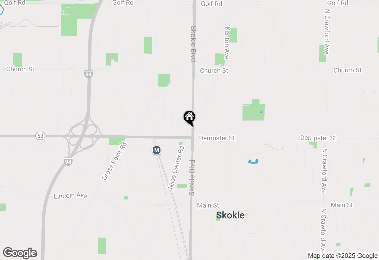 Map of 8828 Niles Center Road #408, Skokie, IL 60076