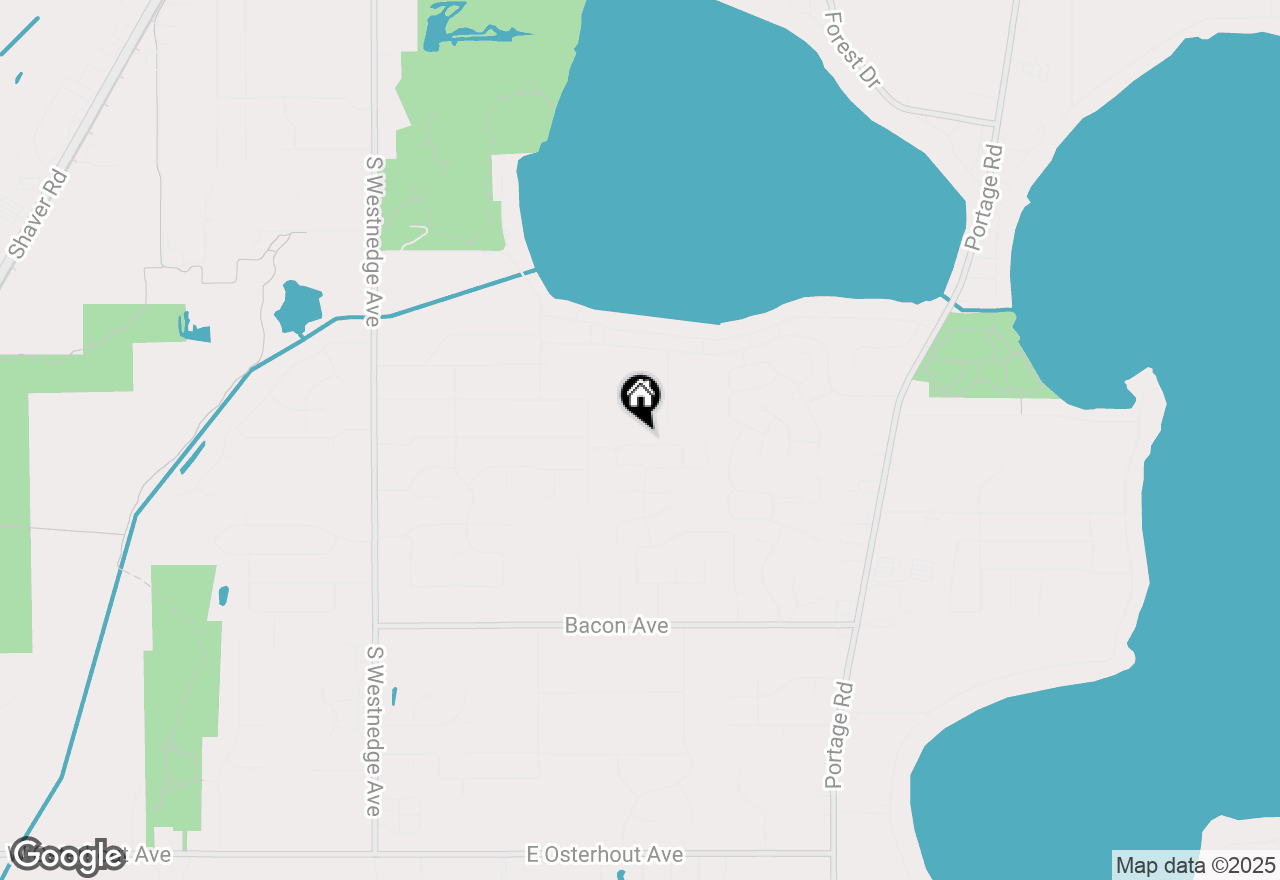 Map of 1035 Coral Springs Drive, Portage, MI 49002