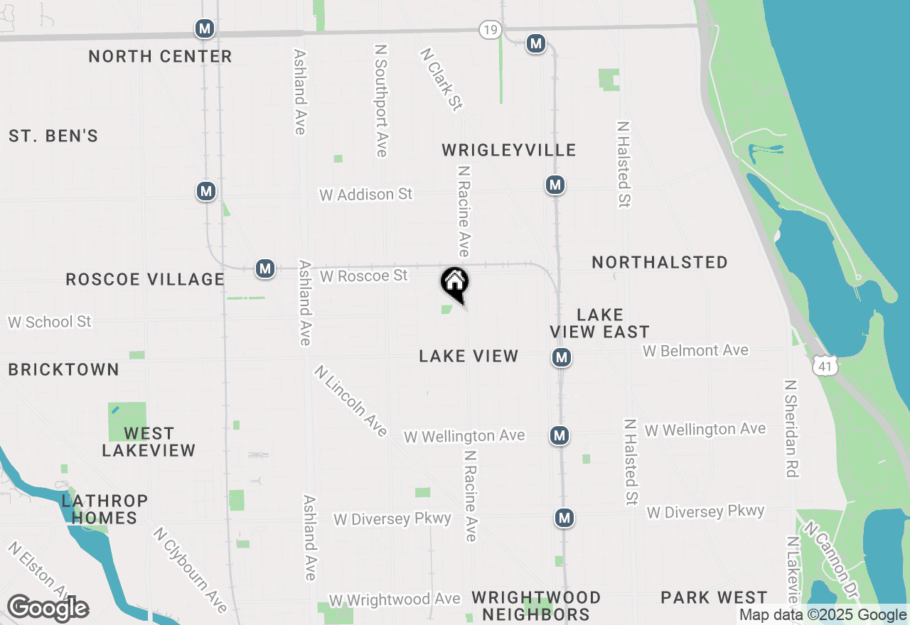 Map of 1212 W School Street, Chicago, IL 60657