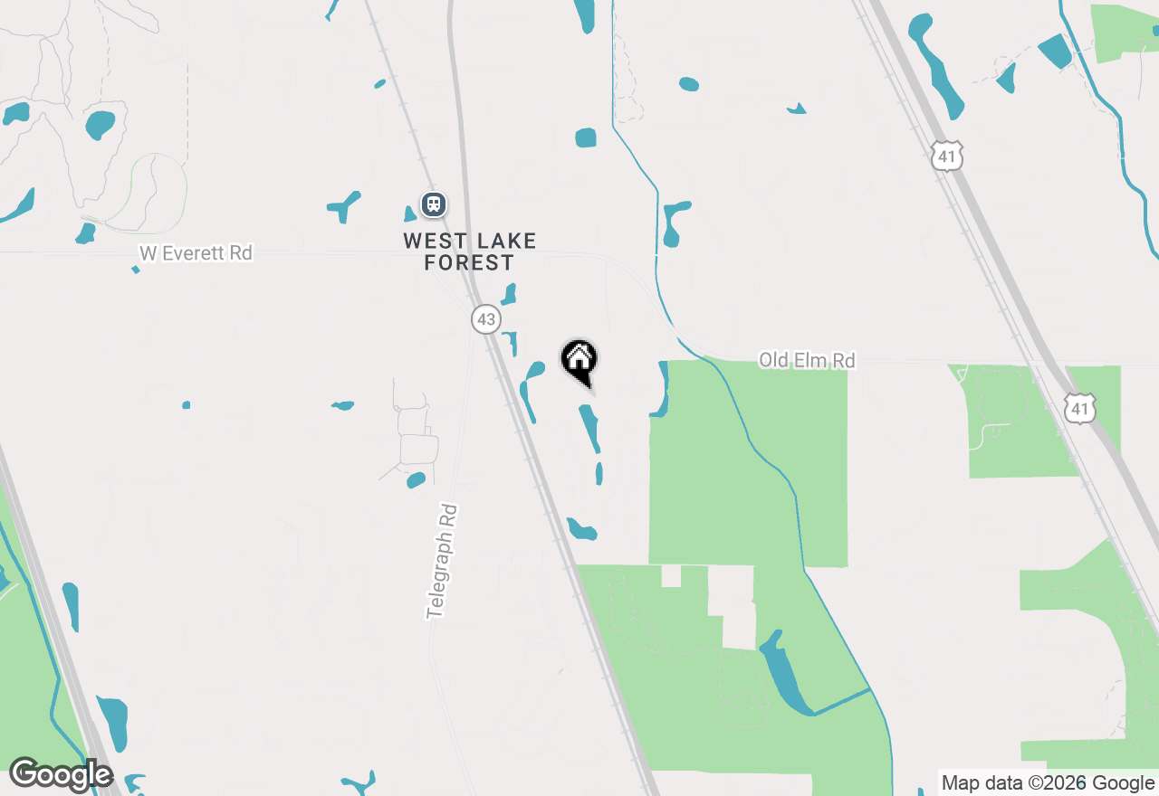 Map of 855 Jennifer Court, Lake Forest, IL 60045