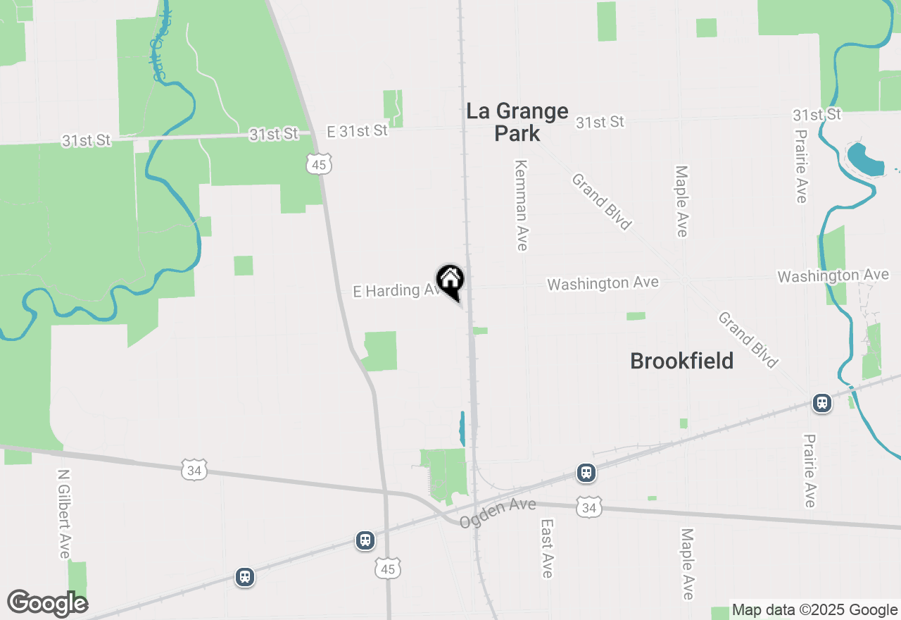 Map of 618 Barnsdale Road, La Grange Park, IL 60526