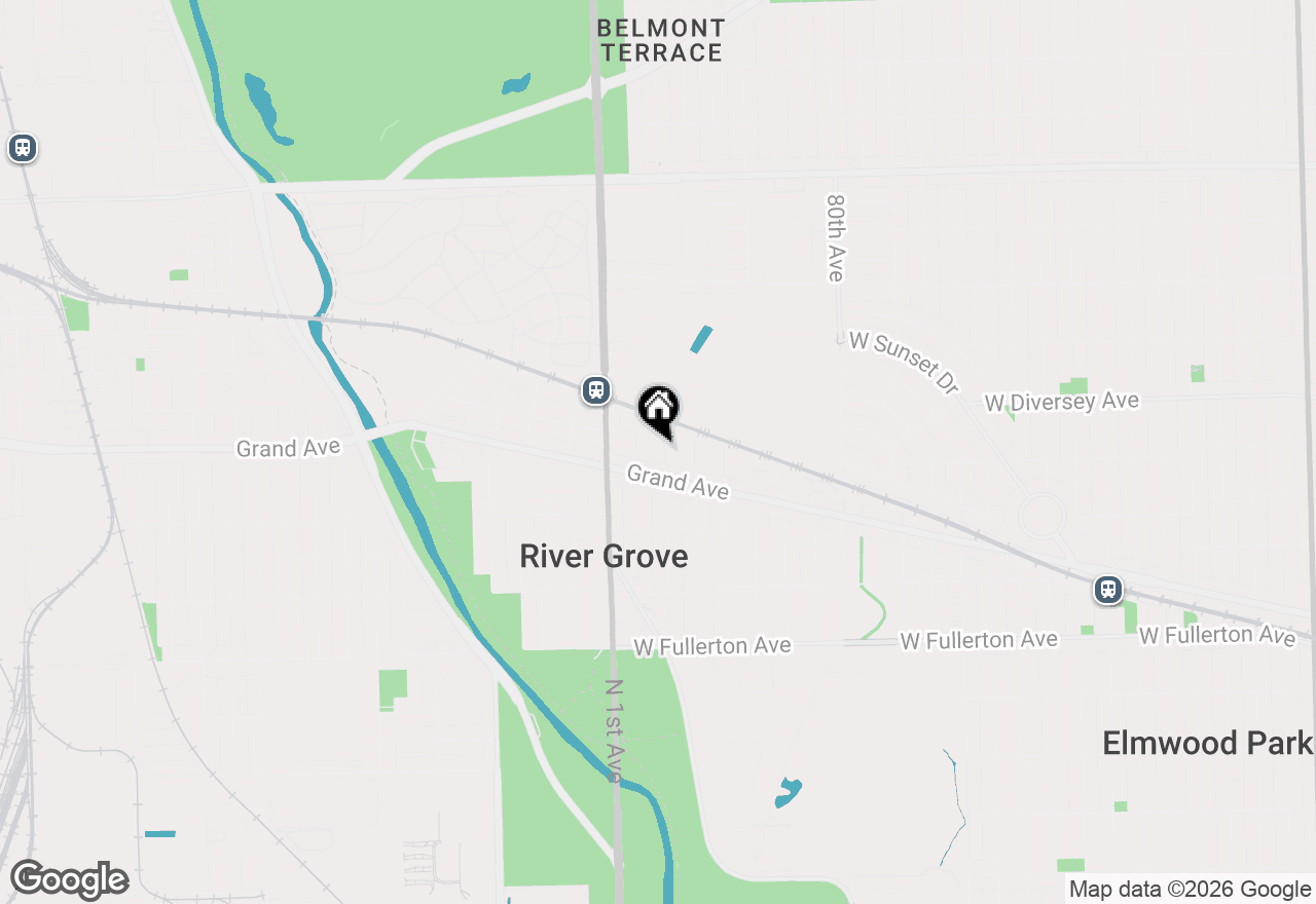 Map of 2724 Budd Street, River Grove, IL 60171