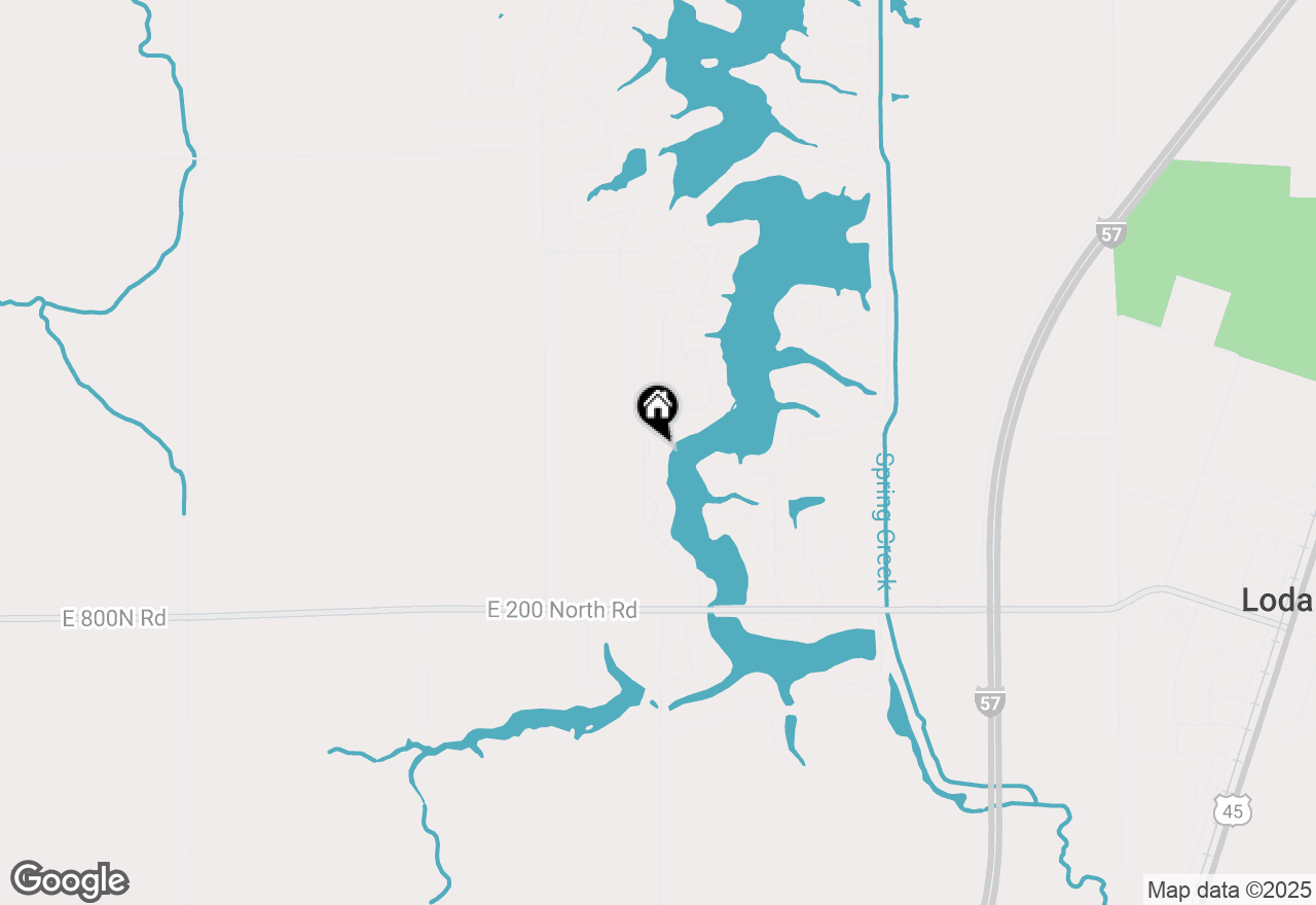 Map of 1106 Spring Lane, Loda, IL 60948