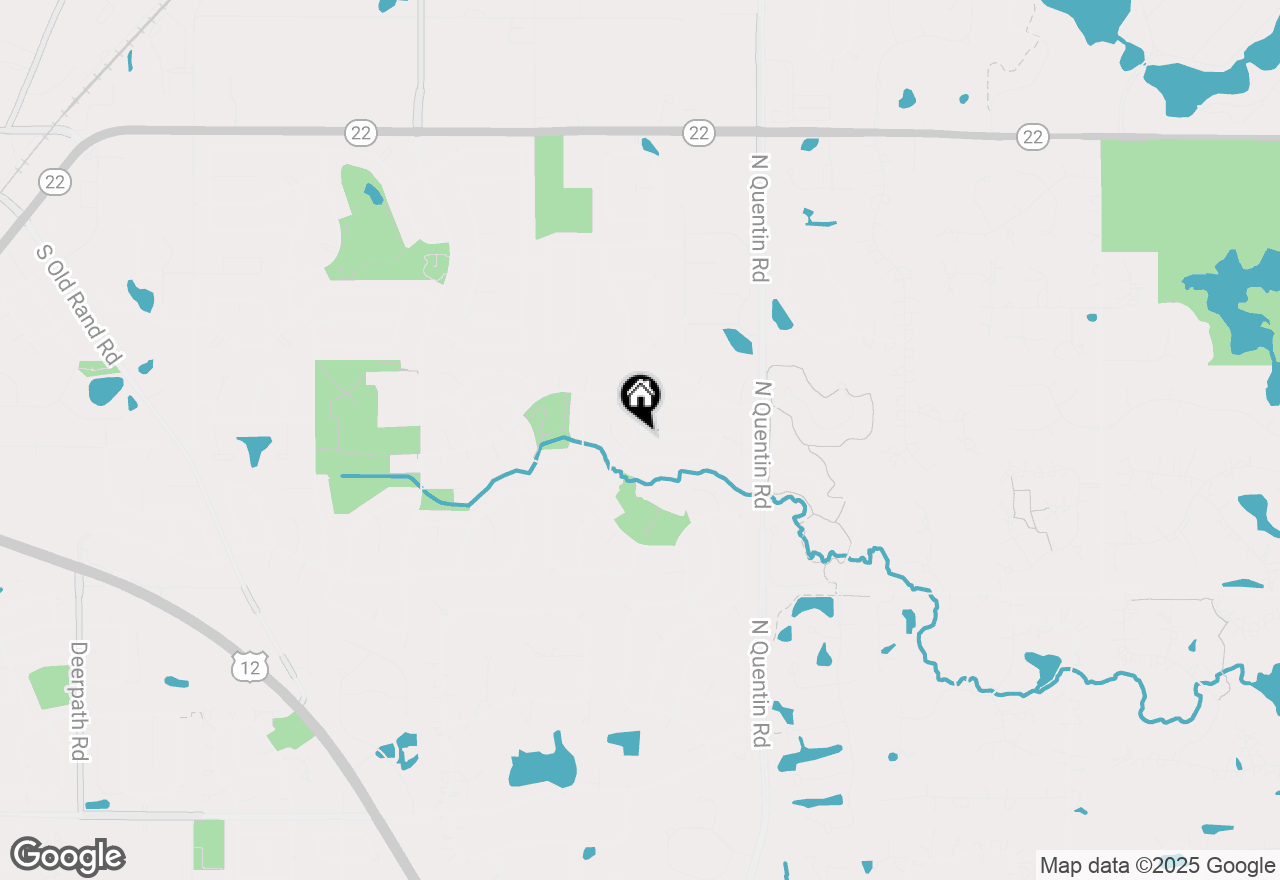 Map of 1215 William Drive, Lake Zurich, IL 60047