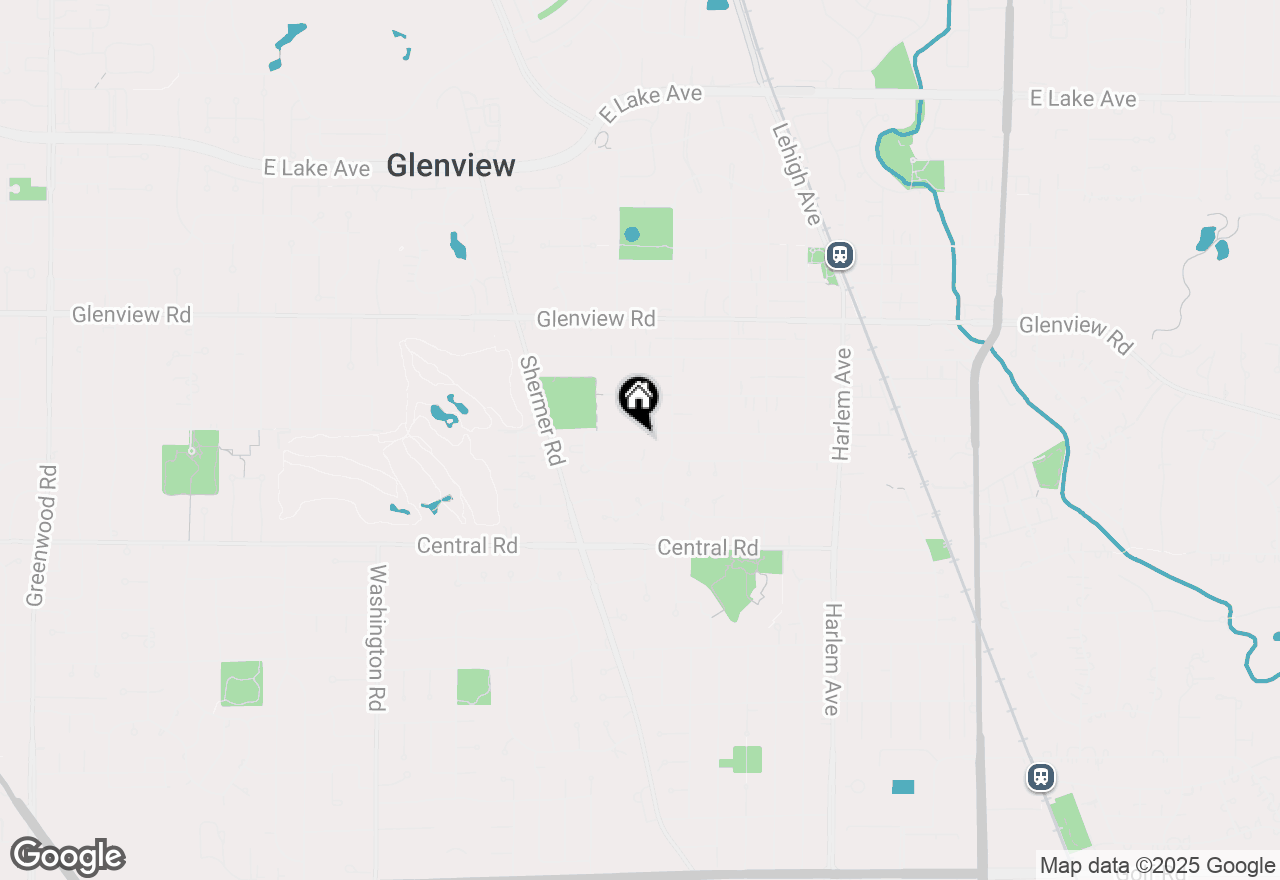 Map of 2227 Linneman Street, Glenview, IL 60025