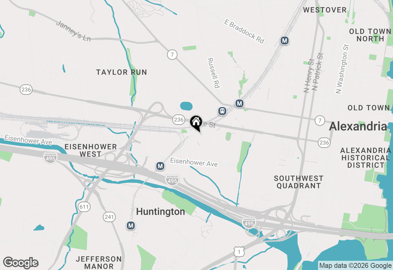 Map of 2151 Jamieson Avenue #2011, Alexandria, VA 22314