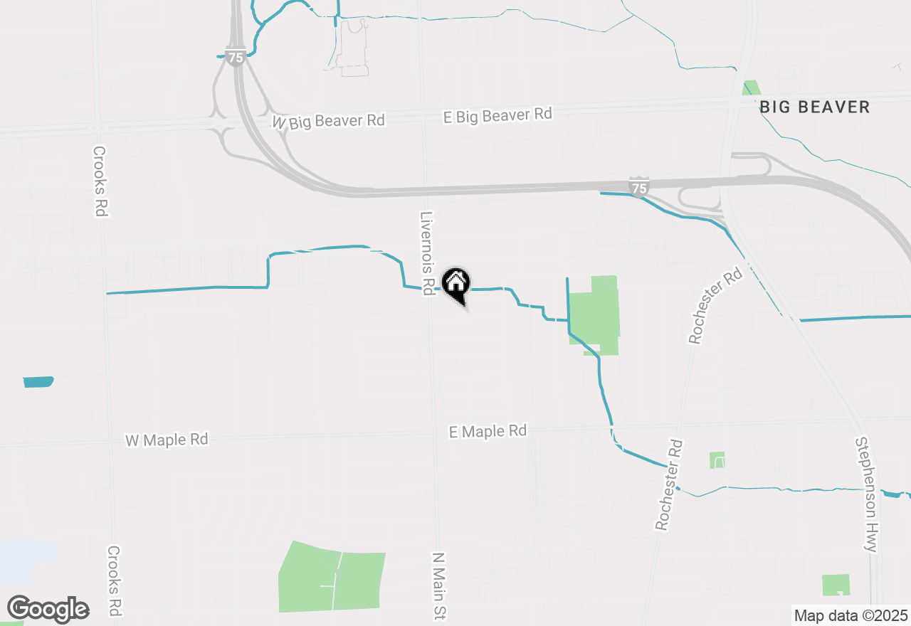 Map of 67 Larchwood Drive, Troy, MI 48083