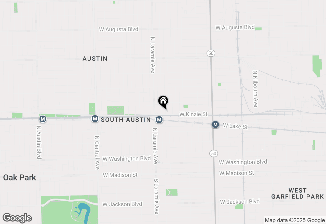 Map of 411 N Leamington Avenue, Chicago, IL 60644