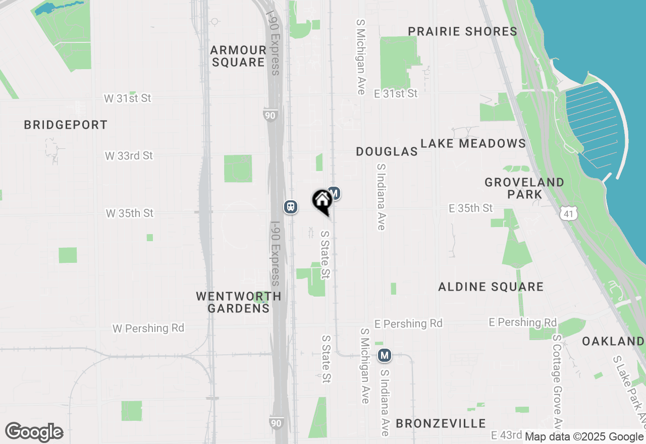 Map of 3522 S State Street #301, Chicago, IL 60609