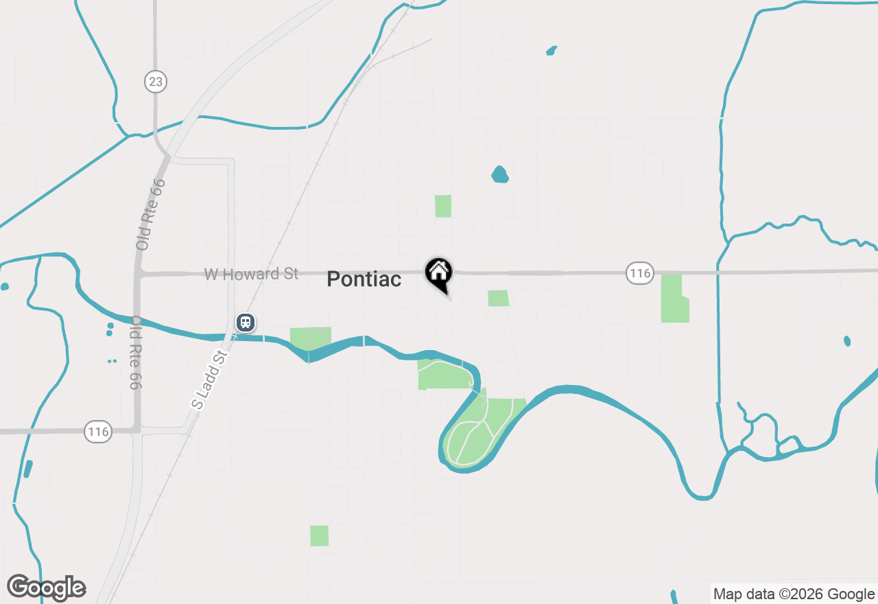 Map of 403 E Washington Street, Pontiac, IL 61764