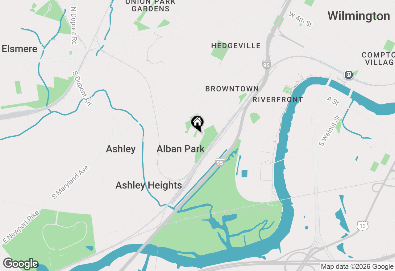 Map of 434 Homestead Road, Wilmington, DE 19805