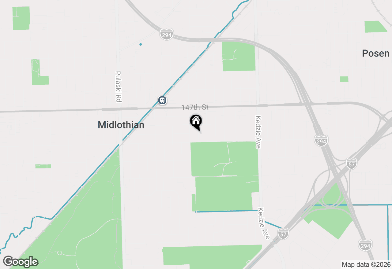 Map of 14832 Clifton Park Avenue, Midlothian, IL 60445