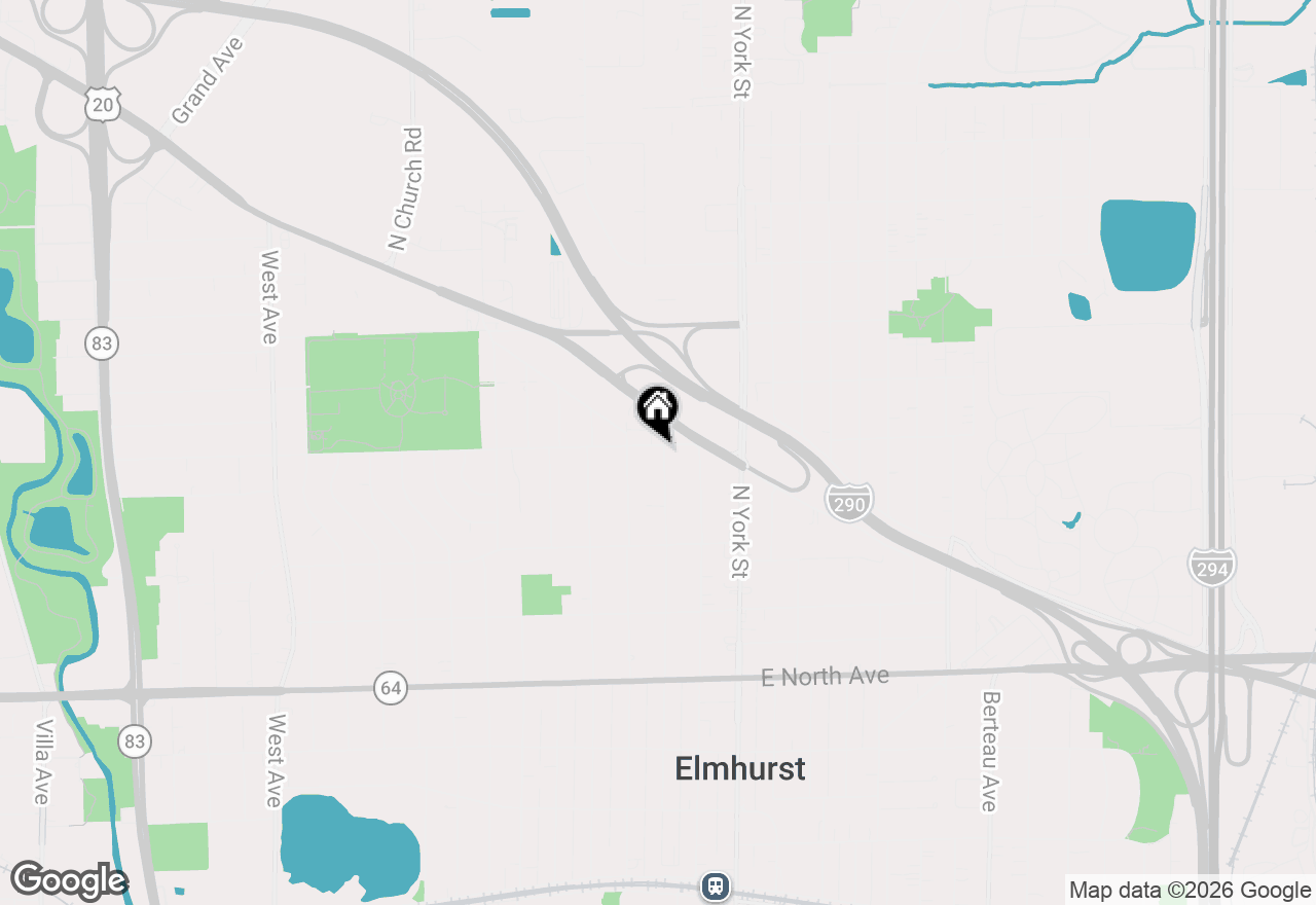 Map of 170 W Armitage Avenue, Elmhurst, IL 60126