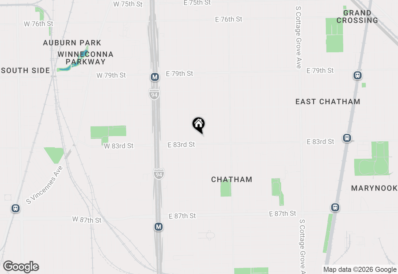 Map of 8235 S Indiana Avenue #1, Chicago, IL 60619