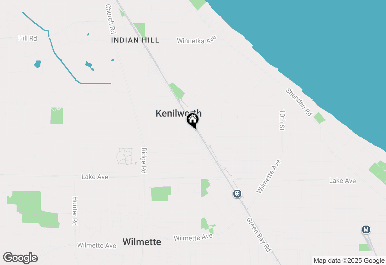 Map of 1229 Green Bay Road #A, Wilmette, IL 60091