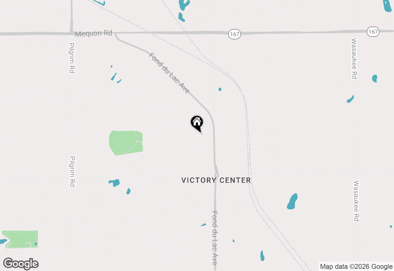 Map of W141N10625 Wooded Hills Dr, Germantown, WI 53022