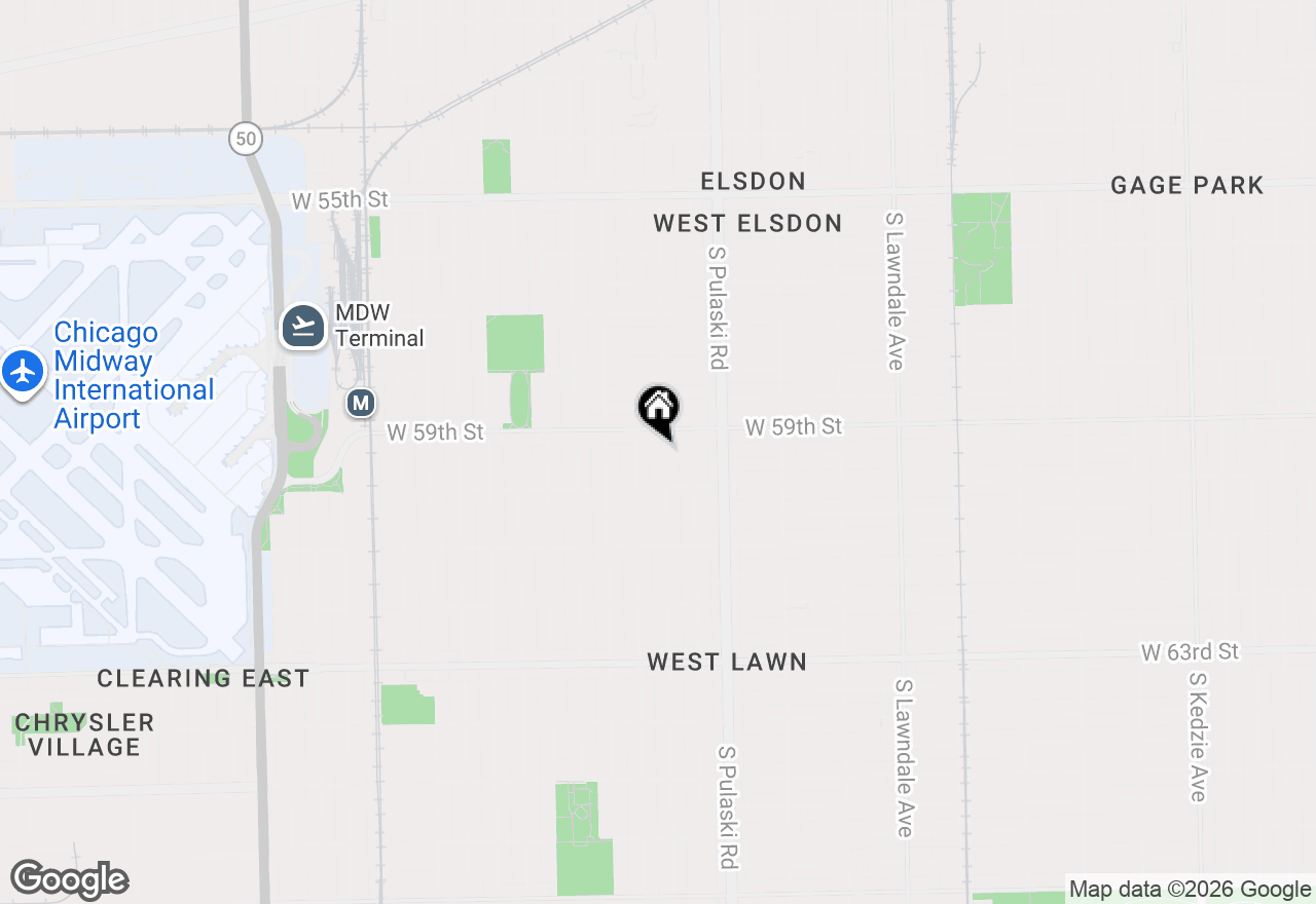 Map of 5922 S Karlov Avenue, Chicago, IL 60629