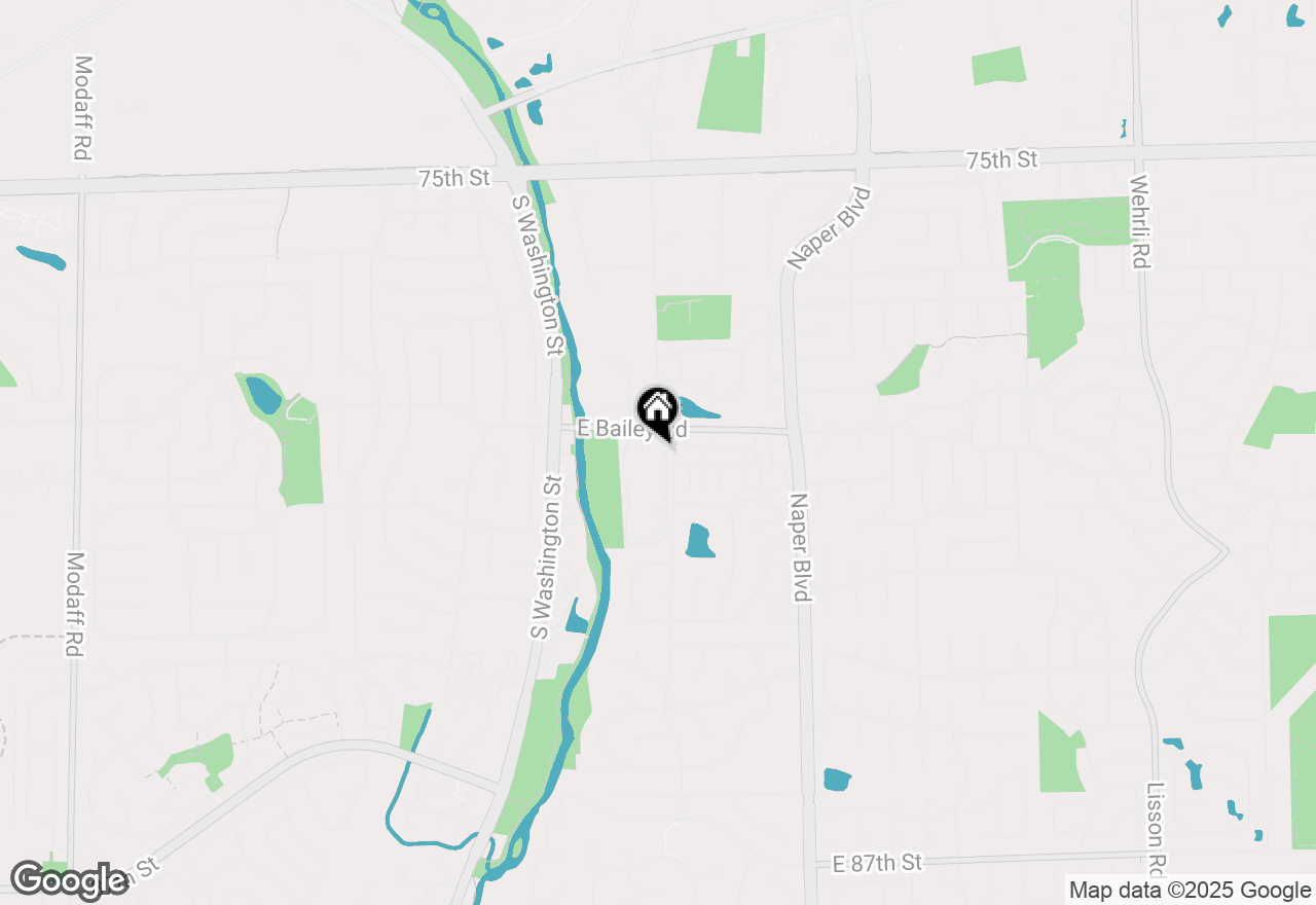 Map of 228 E Bailey Road #H, Naperville, IL 60565