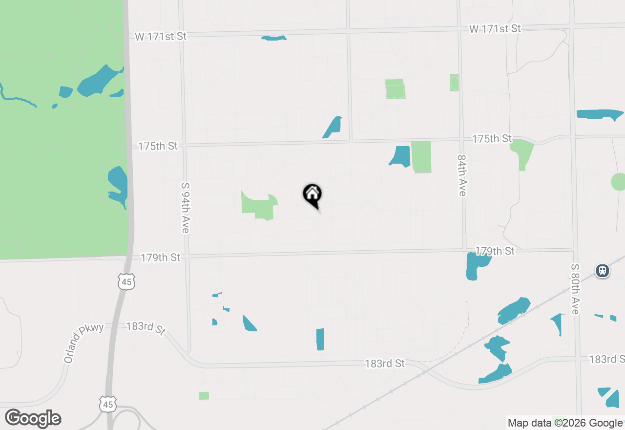 Map of 8926 178th Street, Tinley Park, IL 60487