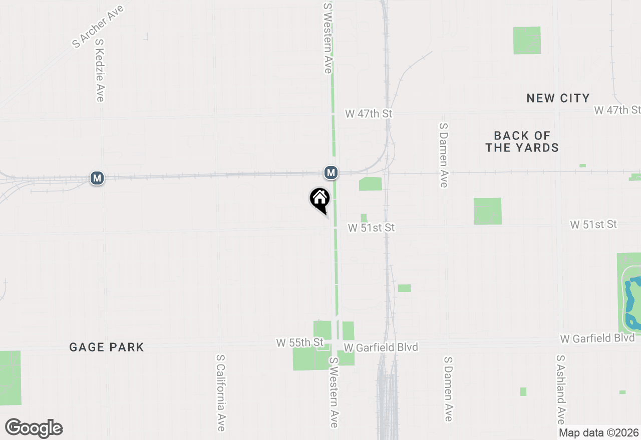 Map of 5043 S Artesian Avenue, Chicago, IL 60632