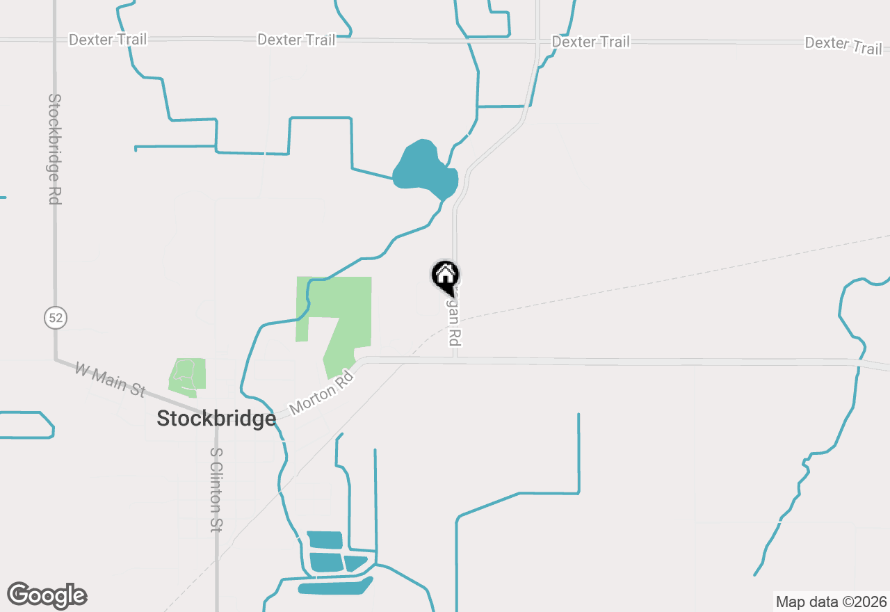Map of 4015 Eastbridge Circle, Stockbridge, MI 49285