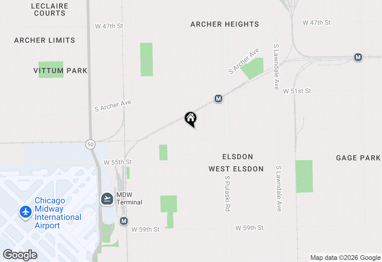 Map of 5312 S Keeler Avenue, Chicago, IL 60632