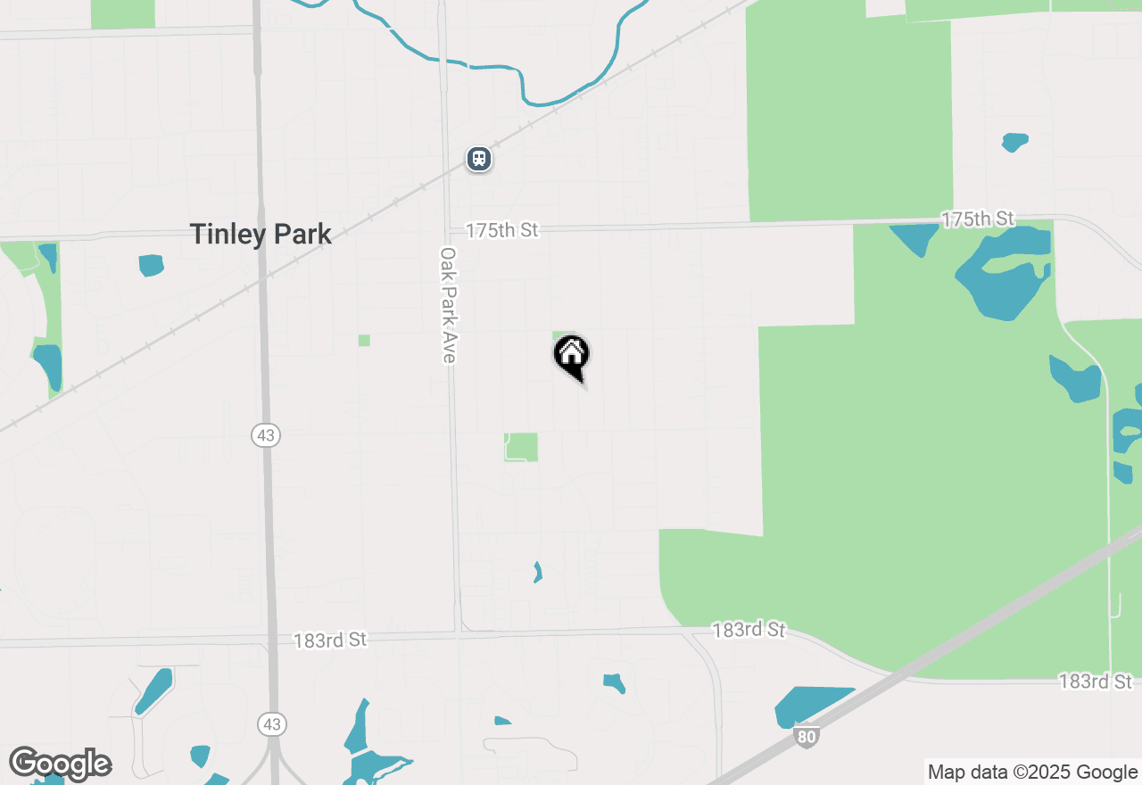 Map of 17812 65th Court, Tinley Park, IL 60477